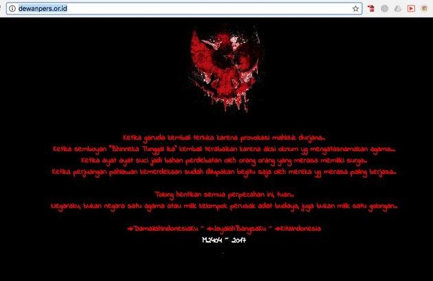 Situs Dewas Pers dan Kejagung Normal Kembali